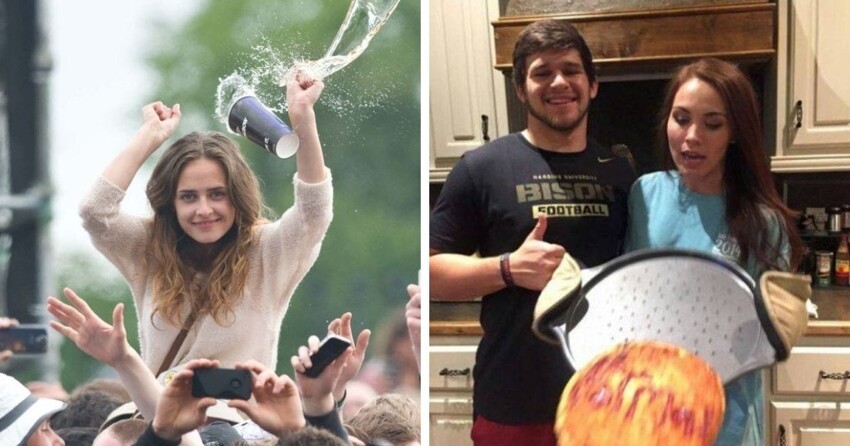 16 фотографий, сделанных за секунду до чего-то неизбежного