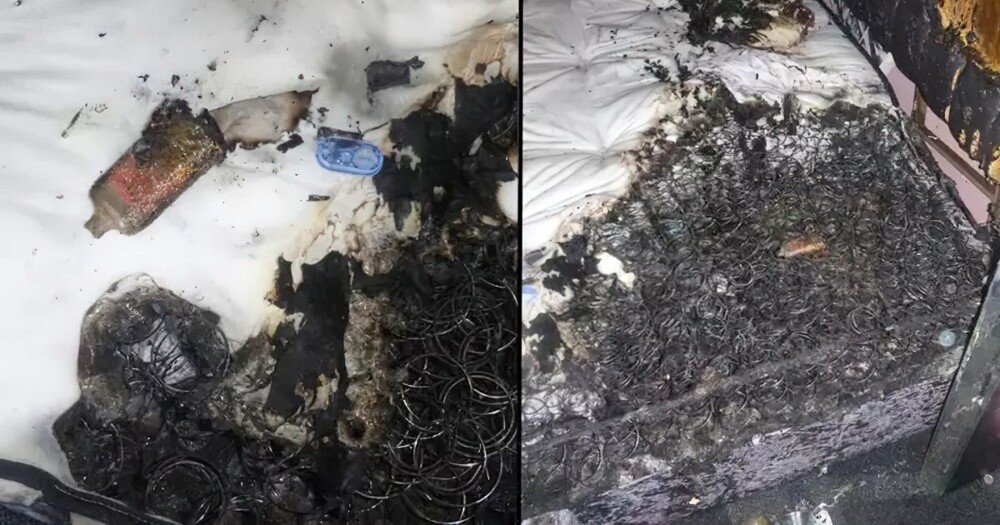 Взорвавшийся вейп чуть не сжёг целый дом
