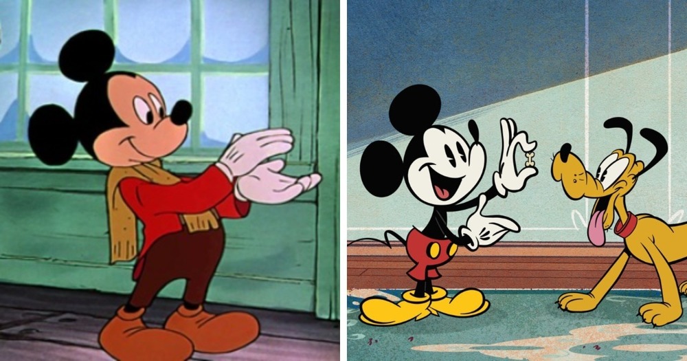 Микки Маус — 1983 и 2019